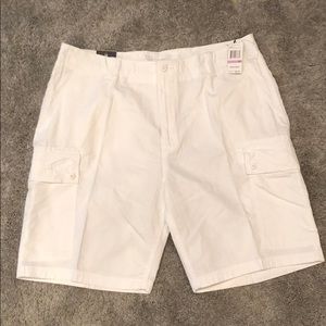 NWT Nautica Mens Classic Fit Rip Stop Cargo Shorts